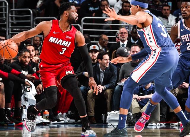 NBA季后赛首轮，哈登40分救主，76人加时逆转热火挺进次轮